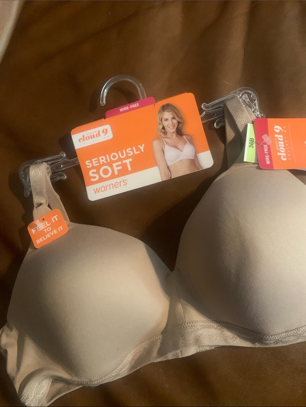 Warner's Seriously Soft Wireless T-Shirt Bra - Beige